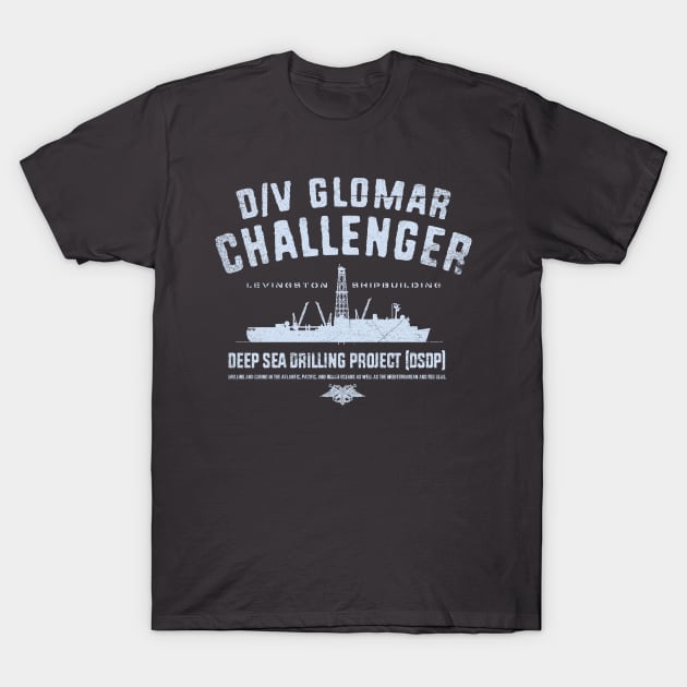 D/V Glomar Challenger T-Shirt by MindsparkCreative